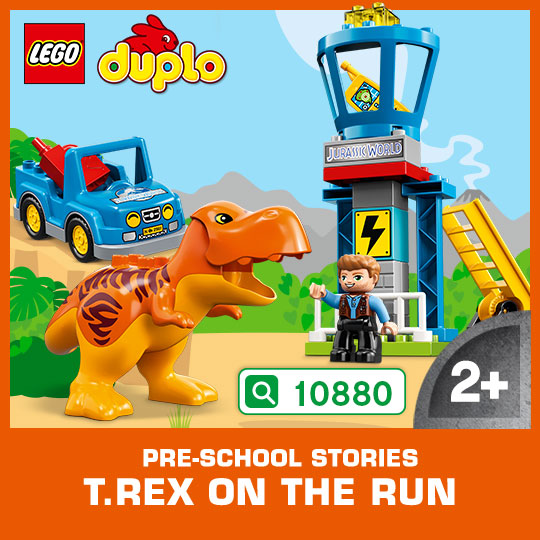 Enter Jurassic World with your child and recreate all the drama and tension from the movie, with this exciting set! 